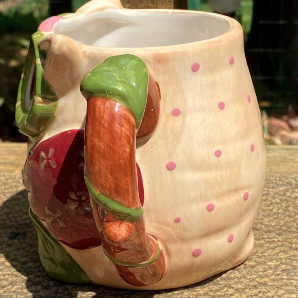 Pier One Imports Olli the Owl Bright Coffee Mug Hand Painted Dolomite Oversized - Picture 5 of 12